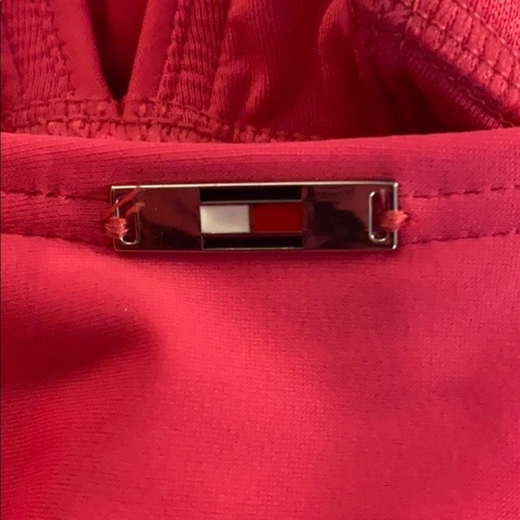 TOMMY Hilfiger Shirred Halter One Piece Swimsuit - Picture 10 of 11